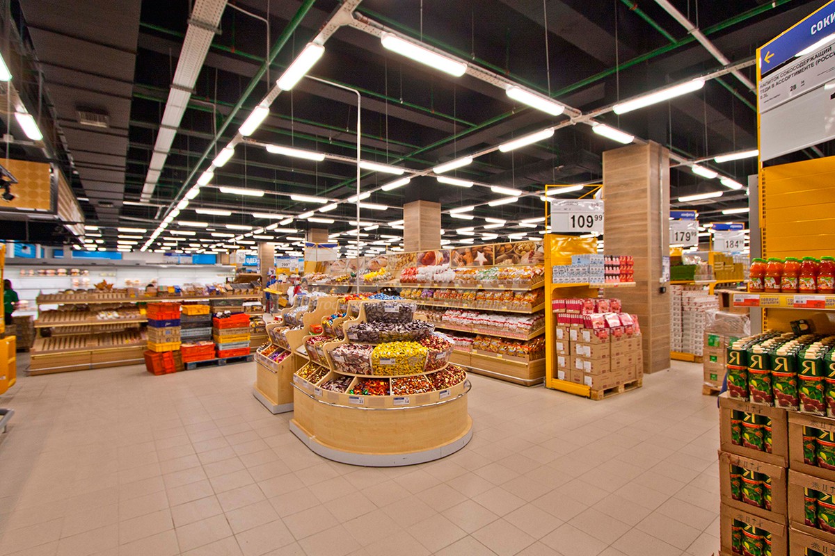Продуктовый магазин супермаркет